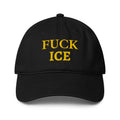 baseball cap anti ice, fuck ice 